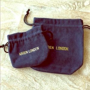Karen London jewelry pouches